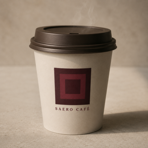 Matcha latte préparé à la commande