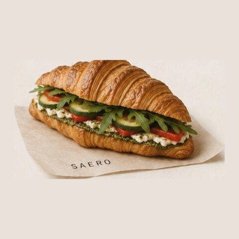 Vegetarian Croissant Sandwich — SAERO Café